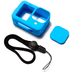 Capa de Silicone com Tampa Hero 9/10/11/12 Black