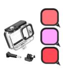 Caixa Estanque para Hero 9/10/11/12 Black + kit com 3 filtros
