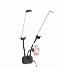LED Fill Light Iluminador duplo + tripé 2 metros 1